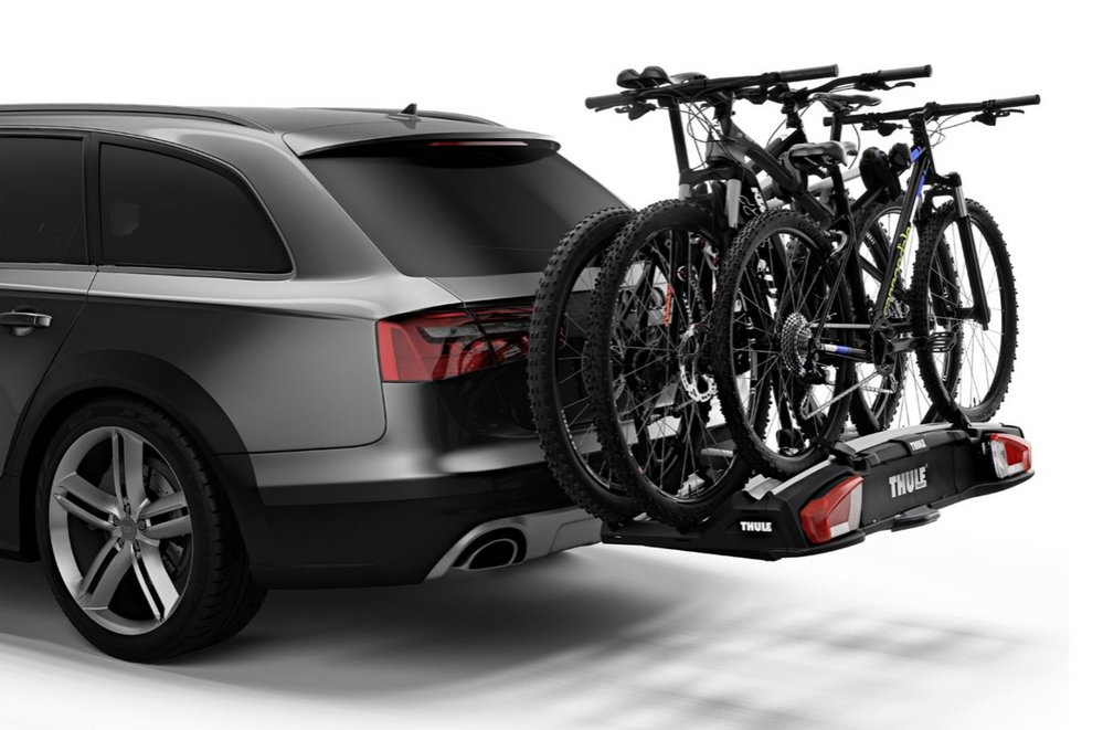 Thule VeloSpace XT, 3-Bike Anhängerkupplungs-Fahrradträger