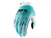 100% iTrack Gloves  L Aqua