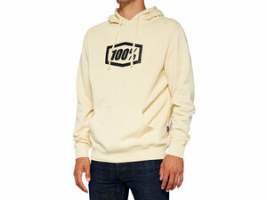 100% Icon Pullover Hoodie  L Chalk