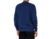 100% Icon Pullover Crewneck Sweatshirt   XL navy