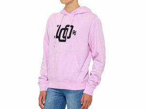100% Varsity Women's Pullover Hoodie Fleece  XL Lilac