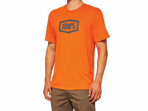 100% Icon T-Shirt  S orange