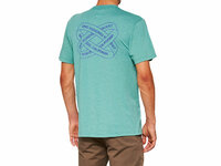 100% Infinitee T-Shirt  XL Ocean Blue Heather