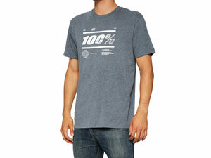 100% Global T-Shirt  M Heather Grey
