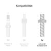 Federgabel-/ Dämpferpumpe Blow Up II Compact, PROCRAFT, Schwarz